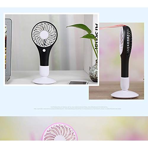  Tonyhoney Mini Handheld Fan Portable, Hand Held Personal Fan Rechargeable Battery Operated Powered Cooling Desktop Electric Fan, 1200Mah Battery 2 Modes for Home Office Travel Outd