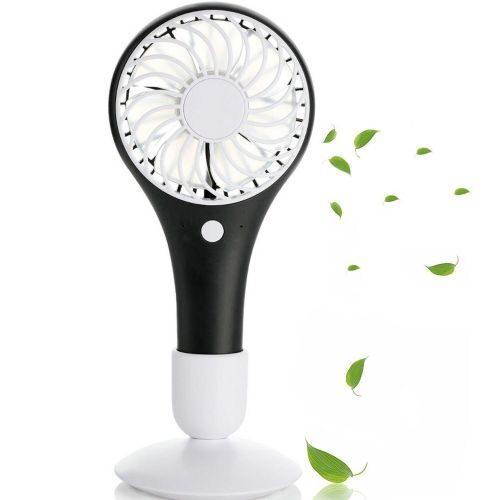  Tonyhoney Mini Handheld Fan Portable, Hand Held Personal Fan Rechargeable Battery Operated Powered Cooling Desktop Electric Fan, 1200Mah Battery 2 Modes for Home Office Travel Outd