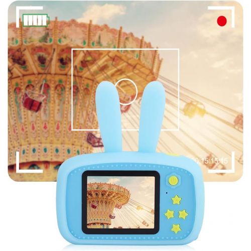  Tonysa Instant Print Camera for Kids, 0 Ink Toy Camera with Printing Paper, for Boys and Girls FHD 1080P Anti-Drop Kids Camera Rechargeable Shockproof Camcorder Camera with 2.0 inc