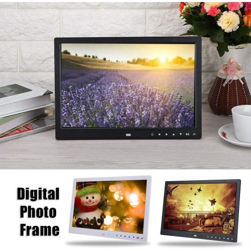  [아마존베스트]Tonysa 15 Inch Digital Photo Frame, 1280 x 800 HD Touchscreen Music/Video Player/E-Book Reader/Calendar/Alarm Clock, TFT LED Display Digital Photo Frame with 250 cd/㎡ Healness (Black)