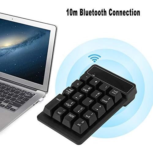  [아마존베스트]Tonysa Waterproof Bluetooth Numeric Keypad, Wireless Numeric Bluetooth Keypad, Portable Wireless Number Pad with 19 Buttons / Thousands Keys for Microsoft/Android/iMac/iOS