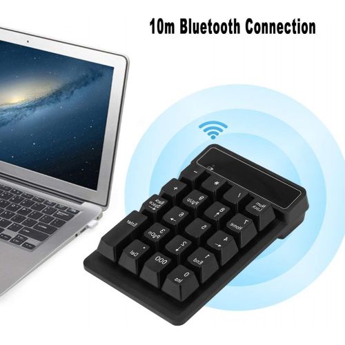  [아마존베스트]Tonysa Waterproof Bluetooth Numeric Keypad, Wireless Numeric Bluetooth Keypad, Portable Wireless Number Pad with 19 Buttons / Thousands Keys for Microsoft/Android/iMac/iOS