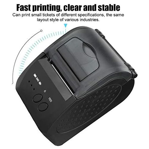  [아마존베스트]Tonysa Thermal Printer USB + Serial Bluetooth WiFi Thermal Printer Mini Portable 58 mm Printer Receipt Printer for iOS/Android/Windows with 70 mm/sec High-Speed Printing