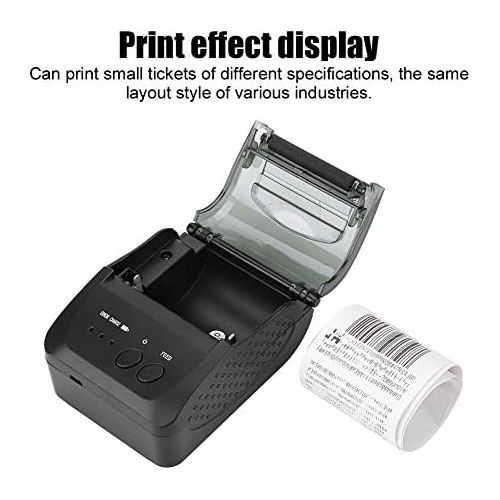  [아마존베스트]Tonysa Thermal Printer USB + Serial Bluetooth WiFi Thermal Printer Mini Portable 58 mm Printer Receipt Printer for iOS/Android/Windows with 70 mm/sec High-Speed Printing