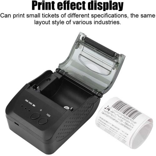  [아마존베스트]Tonysa Thermal Printer USB + Serial Bluetooth WiFi Thermal Printer Mini Portable 58 mm Printer Receipt Printer for iOS/Android/Windows with 70 mm/sec High-Speed Printing