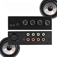 [아마존베스트]Tonysa Noise Cancelling Mini Karaoke Mixer, DJ Mixer, Stereo Sound Mini Dj Mixer for TV/Phone/MP3/Mac Mini/PS3/Xbox/FM Tuner/Phono Player etc. with 3RCA Input/1RCA Output
