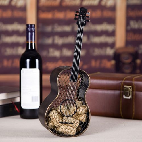  Tooarts Guitar Wine Cork Container Handcrafts Home decoration