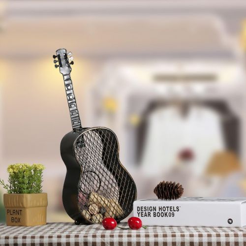  Tooarts Guitar Wine Cork Container Handcrafts Home decoration