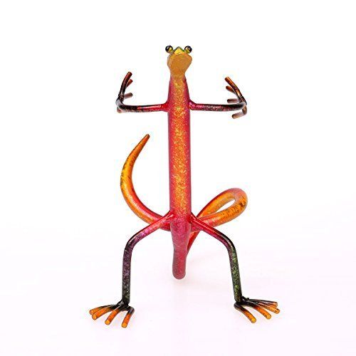  Tooarts gecko of wine rack wine shelf metal sculpture practical interior decoration crafts
