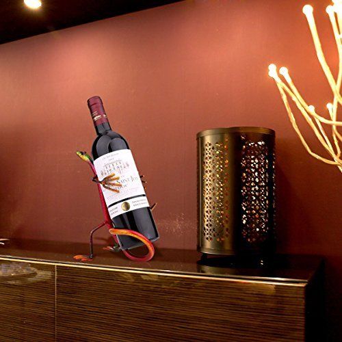  Tooarts gecko of wine rack wine shelf metal sculpture practical interior decoration crafts