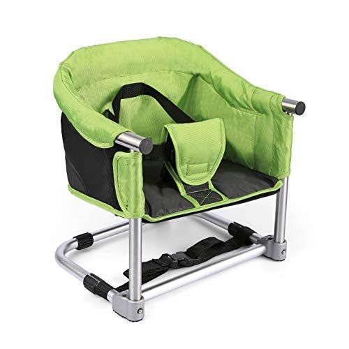  [아마존베스트]Toogel Portable Booster Seat, Travel Booster Feeding Seat W/Carrying Bag|Folding High Chair for Home &...