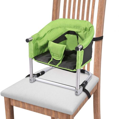  [아마존베스트]Toogel Portable Booster Seat, Travel Booster Feeding Seat W/Carrying Bag|Folding High Chair for Home &...