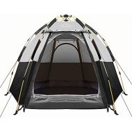 Toogh 3 4 Person Camping Tent 60 Seconds Set Up Tent Waterproof Pop Up Hexagon Outdoor Sports Tent Camping Sun Shelters, Instant Cabin Tent, Advanced Venting Design, Provide Top Ra