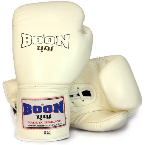  Tookkata 1 Pair BOON Sport Lace-Up Gloves Training Boxing Glove Muay Thai