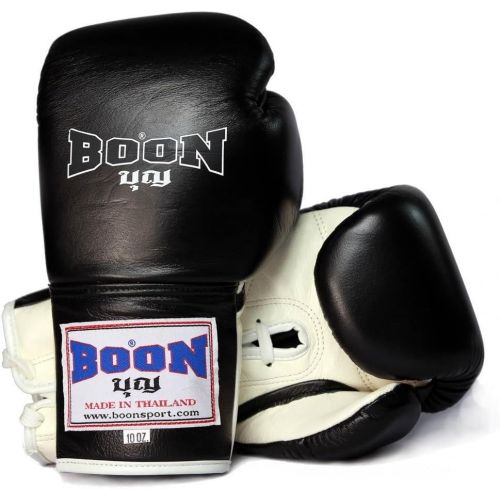 Tookkata 1 Pair BOON Sport Lace-Up Gloves Training Boxing Glove Muay Thai
