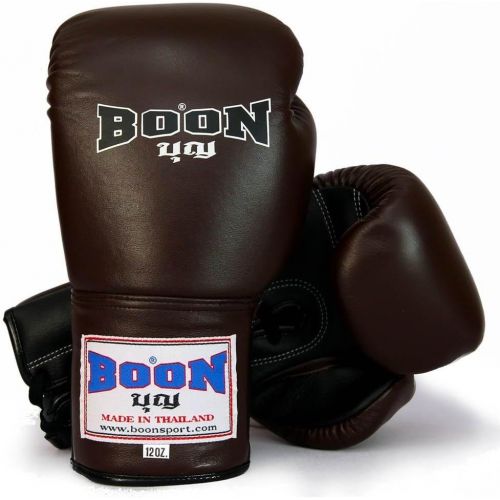  Tookkata 1 Pair BOON Sport Lace-Up Gloves Training Boxing Glove Muay Thai