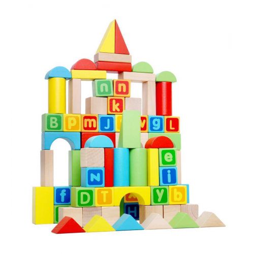  Tooky 80 PCS BLOCK TKC299 Rec. Age: 24 Months + wooden toy block set