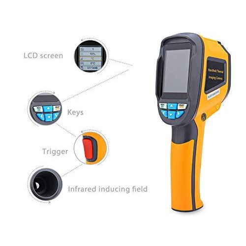  Tools for instrument Hti HT-02, Infrared (IR) Thermal Imager & Visible Light Camera with IR Resolution 3600 Pixels & Temperature Range from -20~300°C, 6Hz Refresh Rate (-20~300°C, 60 x 60 Pixels)