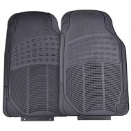 Toolsempire Car Floor Mats - Front & Rear Mat for All Season Universal Auto (Black)