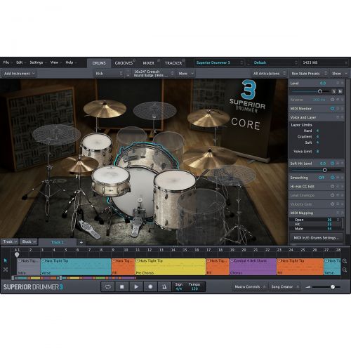  Toontrack},description:Superior Drummer 3 is more than a drum production tool  it’s a virtual studio introducing endless possibilities for you to hone, shape and mold your drums w