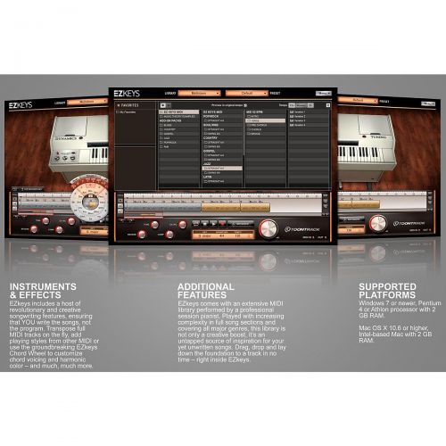  Toontrack},description:EZkeys Mellotoon is based on the Mellotron keyboard introduced in theearly 1960s. This unique instrument was the first of its kind to includesamples of real