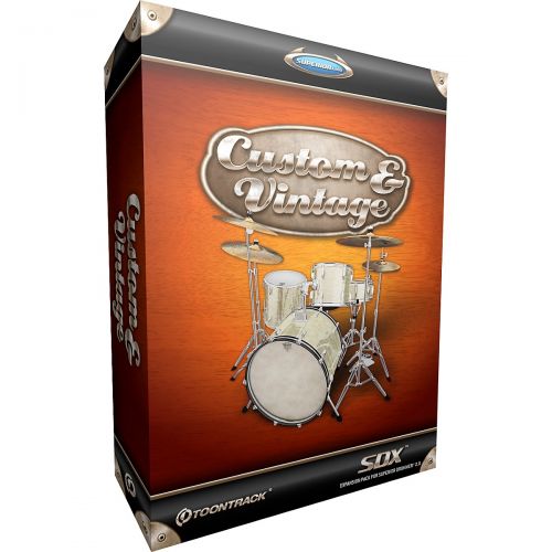  Toontrack Custom & Vintage SDX Drum Library for Superior Drummer