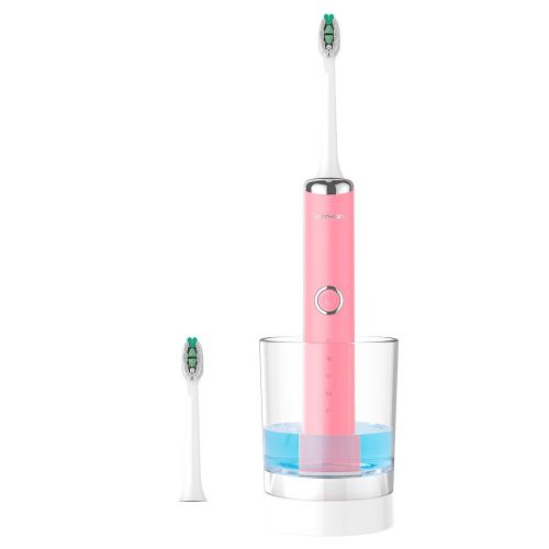  Sonic Electric Toothbrush Rechargeable IPX7 Waterproof Toothbrush 2 Minutes Smart Timer 5 Modes with...