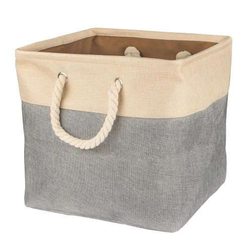  Top Amaze Collapsible Canvas Storage Bin Baskets for Toys, Clothes, Blankets, Towels, Vanity, Closet, Under Bed...