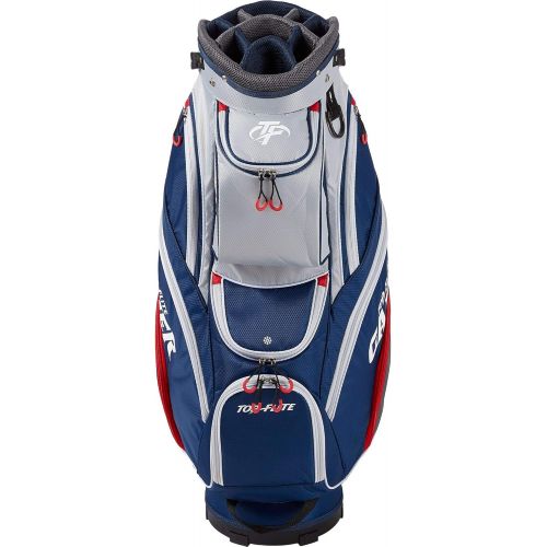  [아마존베스트]Top Flight 2019 Top-Flite Gamer Golf Cart Bag 14-Way Top 9 Pockets Mesh Carry Strap Beverage Cooling