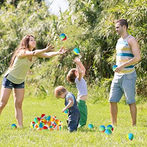  Top Race Inflatable Beach Balls 5 inch for The Pool, Beach, Summer Parties, Gifts and Decorations (25 Balls)