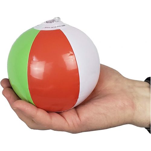  Top Race Inflatable Beach Balls 5 inch for The Pool, Beach, Summer Parties, Gifts and Decorations (25 Balls)