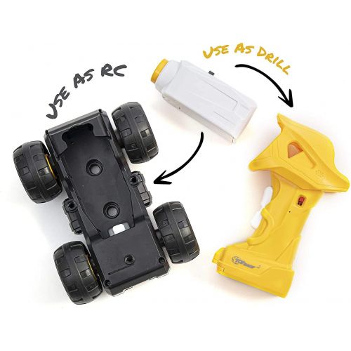  Top Race Remote Control Car STEM Toys for 3 4 5 6 7 Year Old Boys RC Construction Toy Trucks ?3 in 1 Take Apart Toys Truck with Electric Drill for Kids?Birthday Easter Gifts for Boys Girls