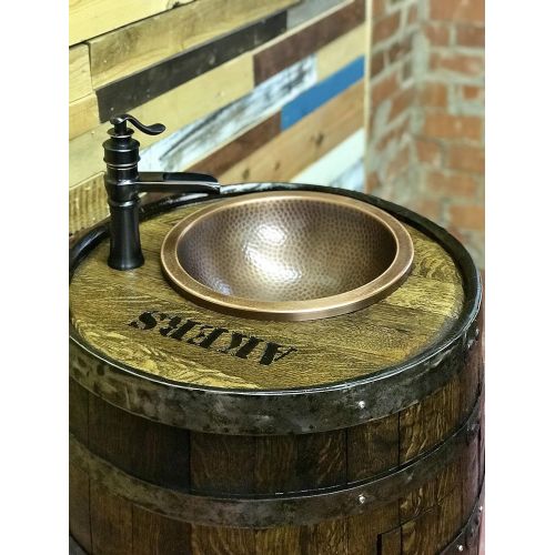  Top Shelf Barrel Personalised Whiskey Barrel Vanity