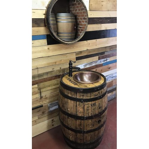  Top Shelf Barrel Personalised Whiskey Barrel Vanity