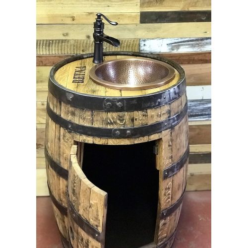  Top Shelf Barrel Personalised Whiskey Barrel Vanity