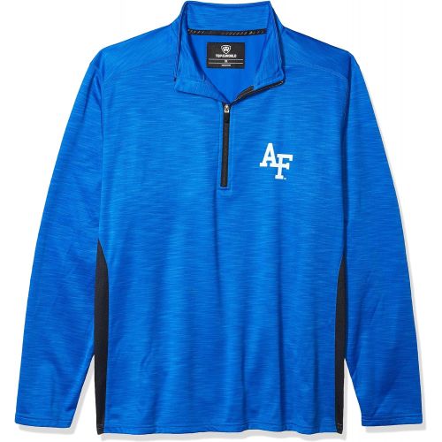  Top of the World NCAA Mens Team Color Space Dyed Poly Quarter Zip Pullover