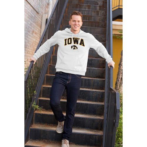  Top of the World NCAA Mens White Arch Hoodie Sweatshirt