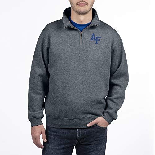  Top of the World NCAA Mens Dark Heather Classic Quarter Zip Pullover