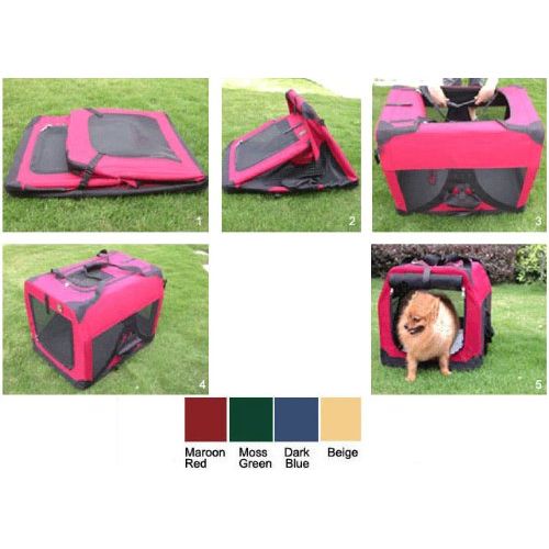  TopPets topPets Portable Soft Pet Crate or Kennel for Dog, Cat, or other small pets. Great for Indoor and Outdoor