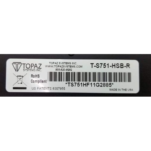  Topaz Systems TOPAZ SYSTEMS T-S751-HSB-R SIGNATUREGEM 4X5 USB INCLUDES