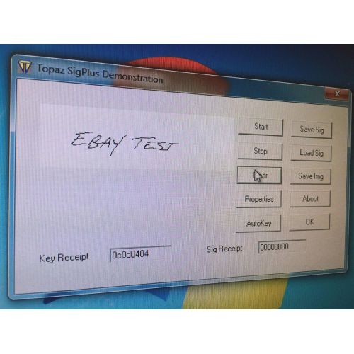  Topaz Systems Topaz SigLite T-S460-HSB-R T-S460 Electronic Signature Capture Pad T-S460-HSB-R