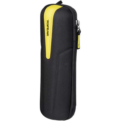  Topeak CagePack XL Bicycle Water Bottle Cage Tool Pack (Black w/Yellow Strap)