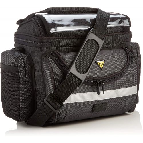  Topeak TourGuide Handlebar Bag DX Unisex Adult Satchel, Black, One Size