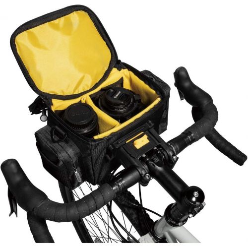  Topeak Unisex Adult TourGuide Handlebar Bag, Black, One Size