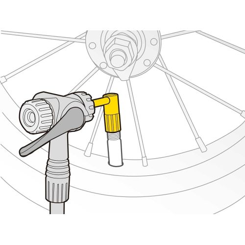  Topeak Pressure-Rite Schrader Valve Adapter