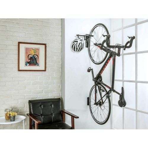  Topeak One Up Wall Mount Bike Hanger , Black, 32 x 25 x 14 cm / 12.6” x 9.8” x 5.5”