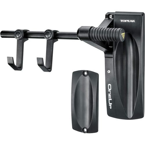  Topeak One Up Wall Mount Bike Hanger , Black, 32 x 25 x 14 cm / 12.6” x 9.8” x 5.5”