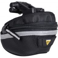Topeak Wedge Pack II Seat Bag with Micro F25 Fixer Black, 4.9x 3.3 x 3.7-Inch