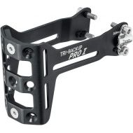 Topeak Tri-Backup Pro I, Aluminum Rear Hydration Bike Multi Mount on Saddle Parallel Rail Section for Triathlon Saddles, Black, 12.5 x 8 x 4.8 cm / 4.9” x 3.1” x 1.9”