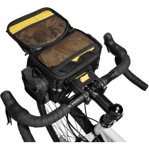  Topeak TourGuide Handlebar Bike Bag with Rain Cover